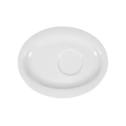 Zdjęcie Stylowy owalny porcelanowy spodek 16x13 cm - Seltmann Weiden