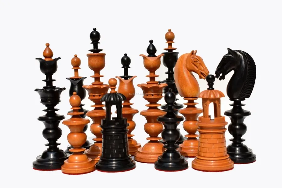 obrazek 1 Charakterystczyna reprodukcja zestawu figur Selenus - The Chess Empire
