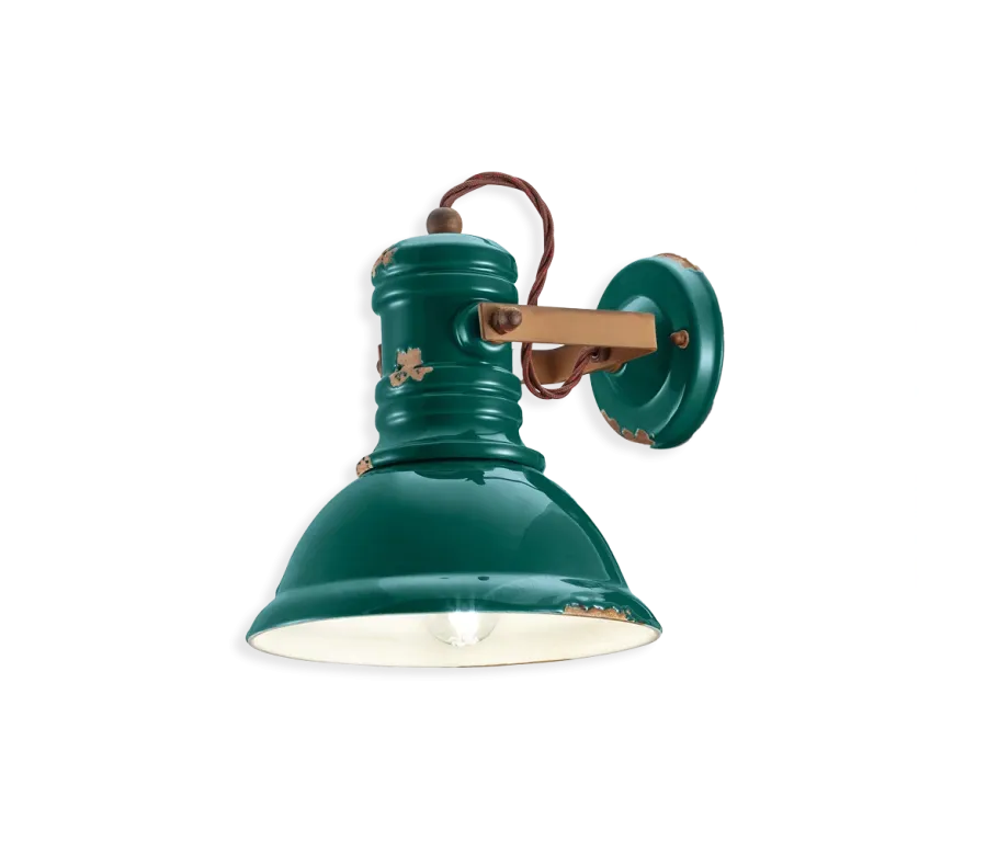 obrazek 4 Oryginalny włoski kinkiet retro Industrial