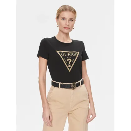 Zdjęcie Guess T-Shirt W4RI69 J1314 Czarny Regular Fit