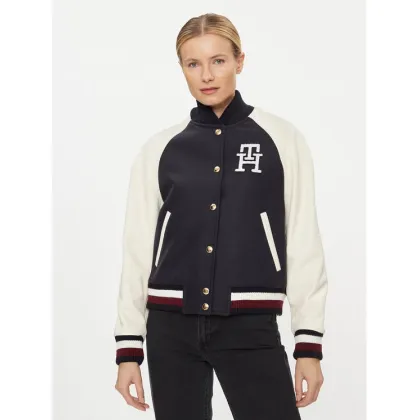 Zdjęcie Tommy Hilfiger Kurtka bomber WW0WW39152 Granatowy Regular Fit
