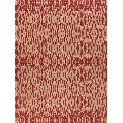 Zdjęcie Wełniany czerwony dywan z kolekcji Geometric & Symmetrical