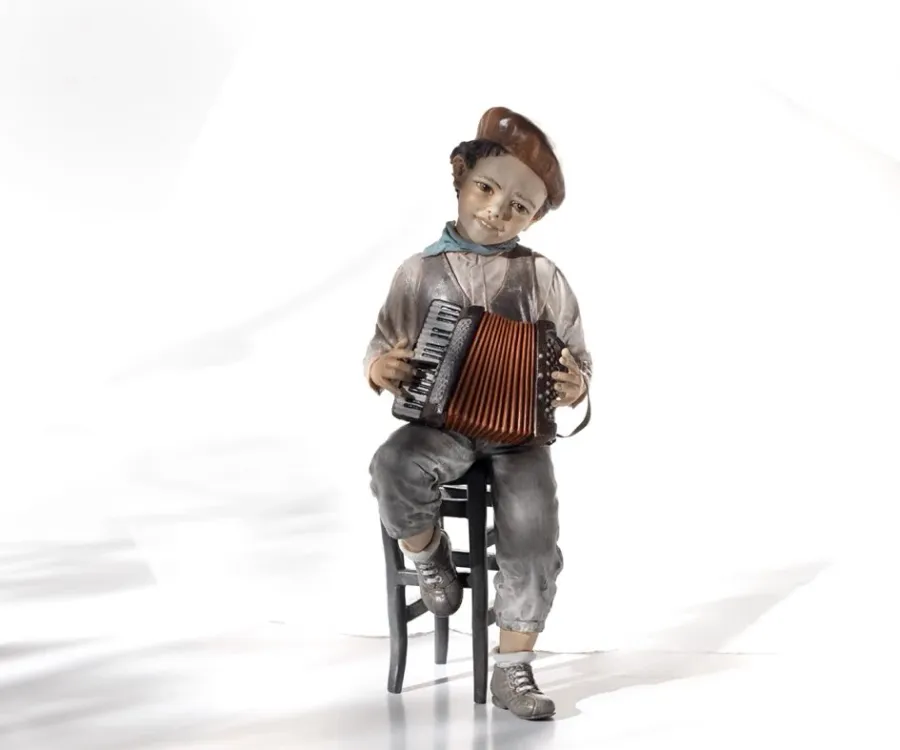 obrazek 1 Porcelanowa figurka akordeonisty - Sibania