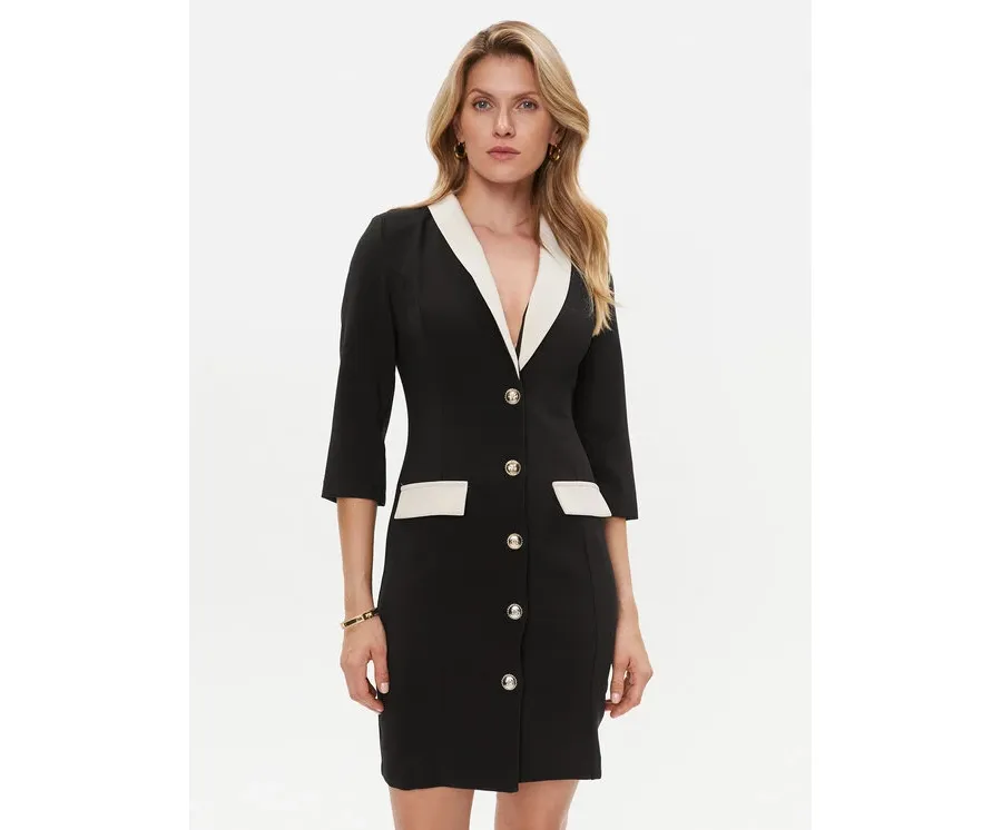 obrazek 1 Rinascimento Sukienka koktajlowa CFC0019257002 Czarny Regular Fit