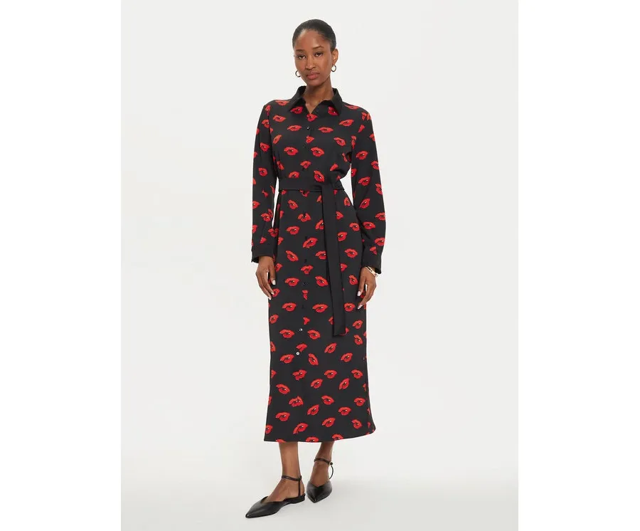 obrazek 1 Marella Sukienka koszulowa Ramona 2423226133 Czarny Regular Fit
