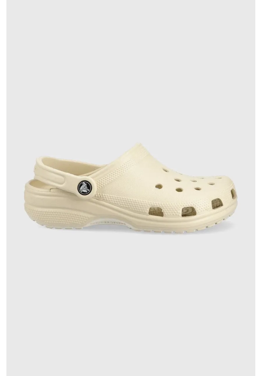 obrazek 1 Crocs klapki Classic damskie kolor beżowy 10001