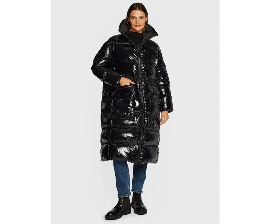 obrazek 1 Calvin Klein Kurtka puchowa High Shine K20K204687 Czarny Regular Fit