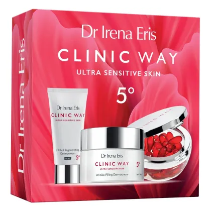 Zdjęcie Dr Irena Eris Clinic Way 5° Zestaw kosmetyków anti-aging do skóry wrażliwej