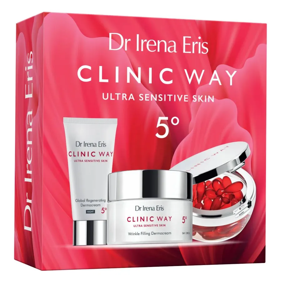 obrazek 1 Dr Irena Eris Clinic Way 5° Zestaw kosmetyków anti-aging do skóry wrażliwej