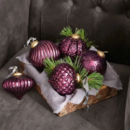 Zdjęcie Świąteczne zawieszki, zestaw 5 szt. Sambre