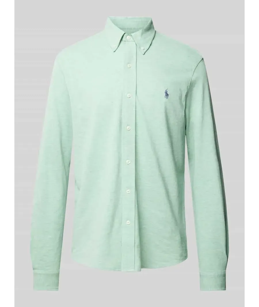 obrazek 1 Koszula casualowa o kroju slim fit z wyhaftowanym logo