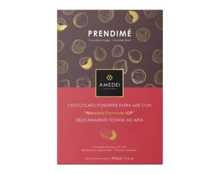 obrazek 1 Czekolada ciemna Prendime' z orzechami laskowymi, 500g