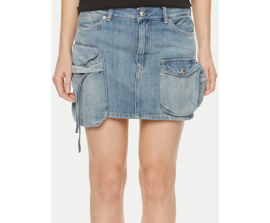 obrazek 1 Replay Spódnica jeansowa W9934 .000.794 Niebieski Regular Fit REPLAY