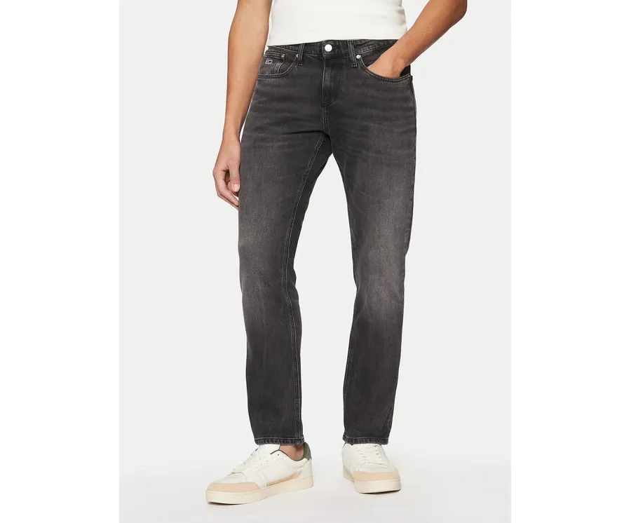 obrazek 1 Tommy Jeans Jeansy Scanton DM0DM20557 Czarny Slim Fit