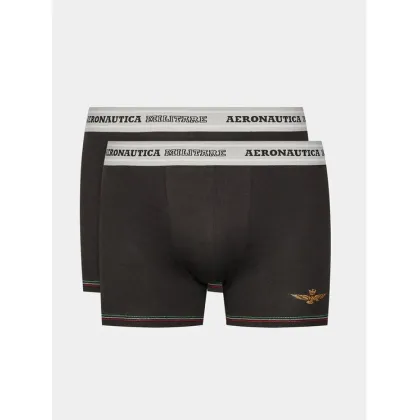 Zdjęcie Aeronautica Militare Komplet 2 par bokserek AM1UBX004 Czarny