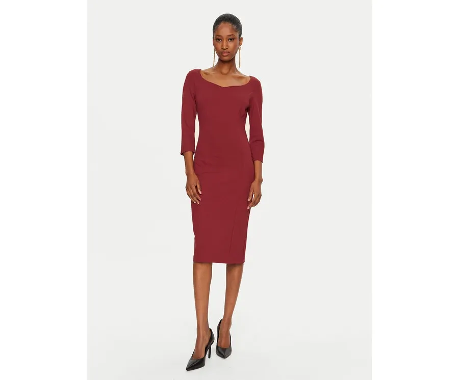 obrazek 1 Rinascimento Sukienka koktajlowa CFC0122084003 Czerwony Regular Fit