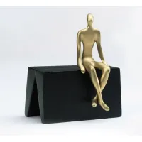 Zdjęcie Nowoczesny przycisk do papieru, przybornik na papeterię