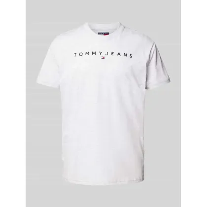 Zdjęcie Tommy Jeans T-Shirt Linear Logo DM0DM20744 Szary Regular Fit
