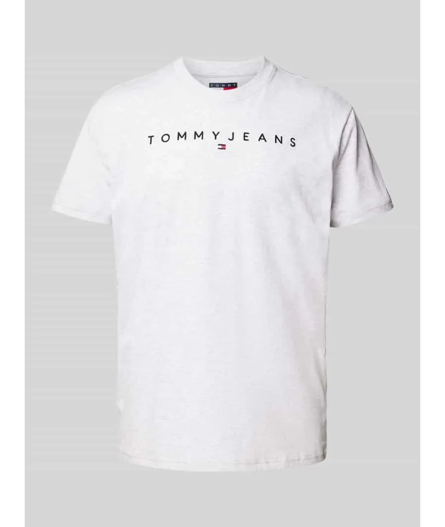 obrazek 1 Tommy Jeans T-Shirt Linear Logo DM0DM20744 Szary Regular Fit