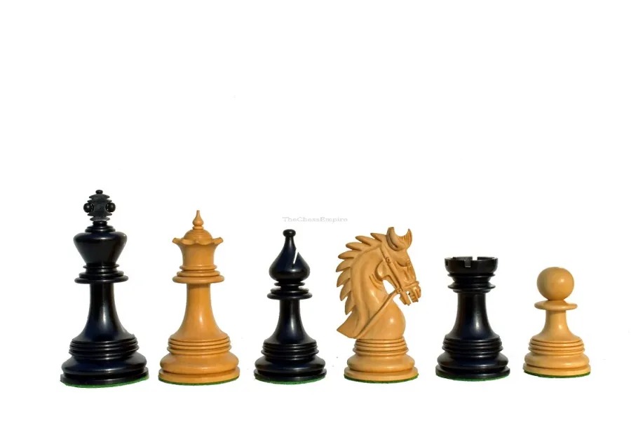 obrazek 2 Ekskluzywny komplet figur drewnianych do gry w szachy - The Chess Empire