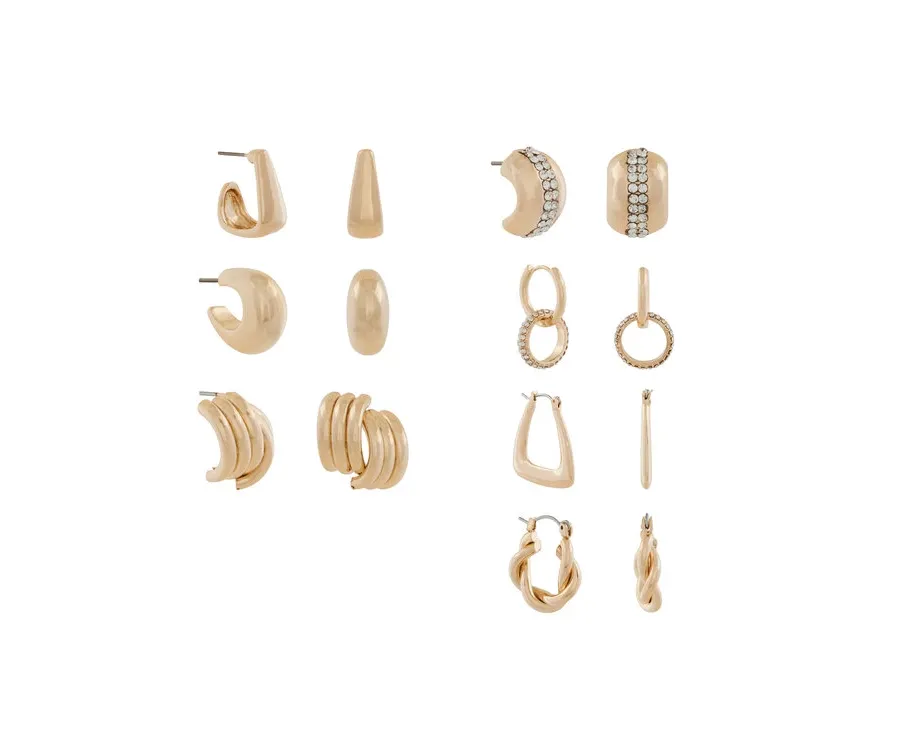 obrazek 1 Aldo Zestaw 7 par kolczyków Chicdays 13930750 Złoty