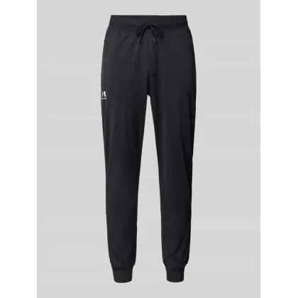 Zdjęcie Spodnie treningowe o kroju relaxed fit z kieszeniami zapinanymi na zamek błyskawiczny