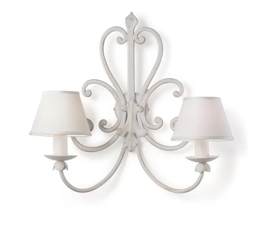 obrazek 1 Elegancki biały kinkiet do gabinetu - Euro Lamp Art