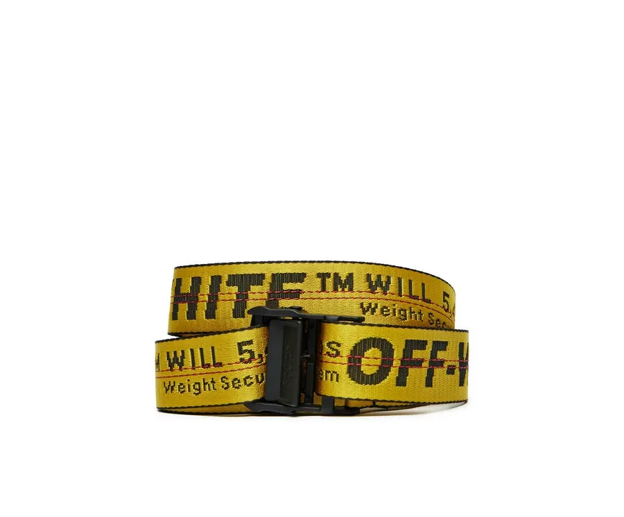 obrazek 1 Off-White Pasek Męski OMRB012R21FAB0011810 Żółty