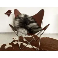 Zdjęcie Oryginalny dywan skórzany - 90x70 cm