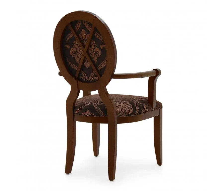 obrazek 2 Luksusowy fotel art deco z mieniącym materiałem - Sevensedie
