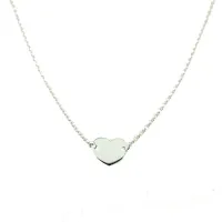 Picture Elegant Italian chain with a plate heart, cm.42