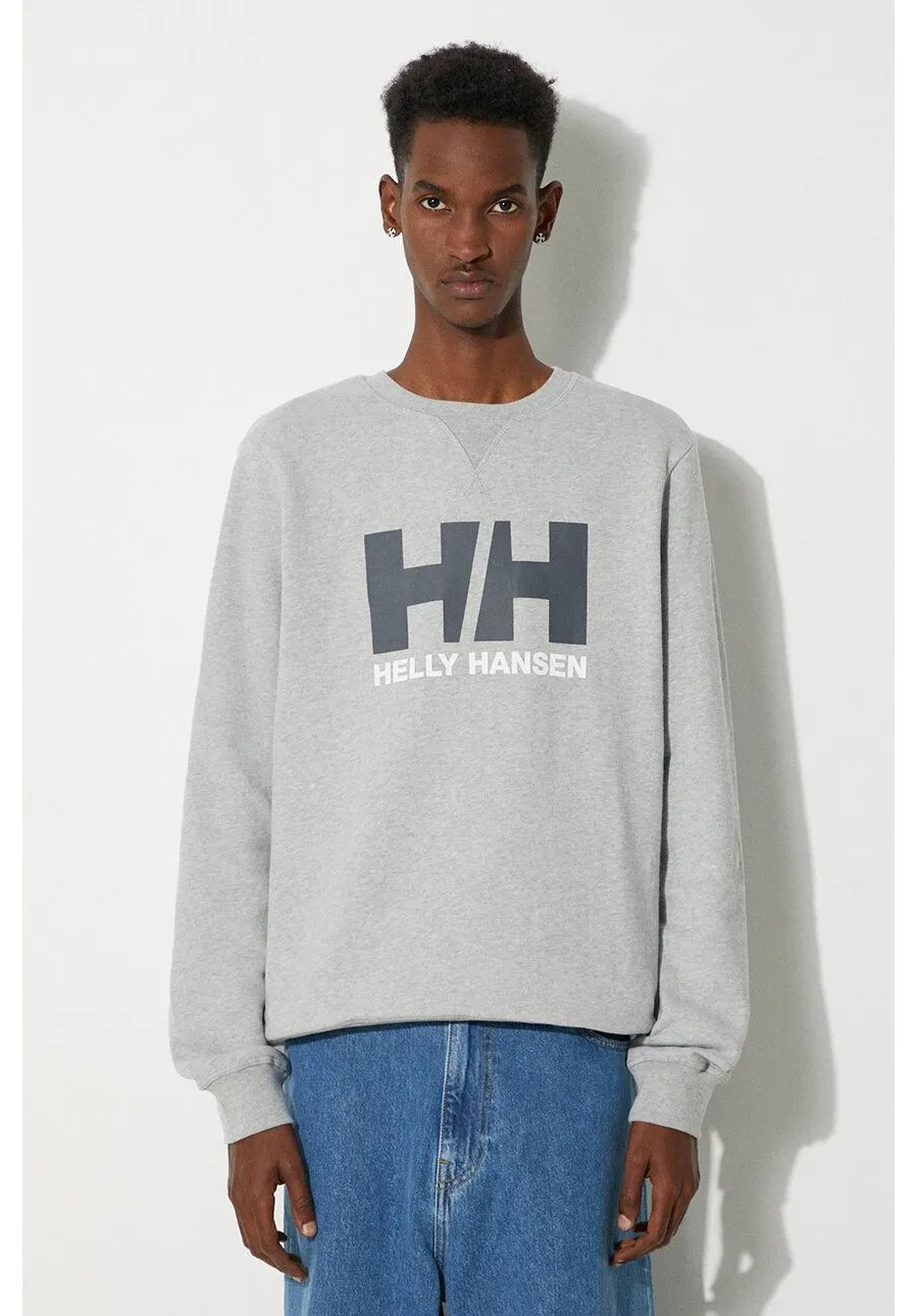 obrazek 1 Helly Hansen bluza bawełniana męska kolor szary  34000