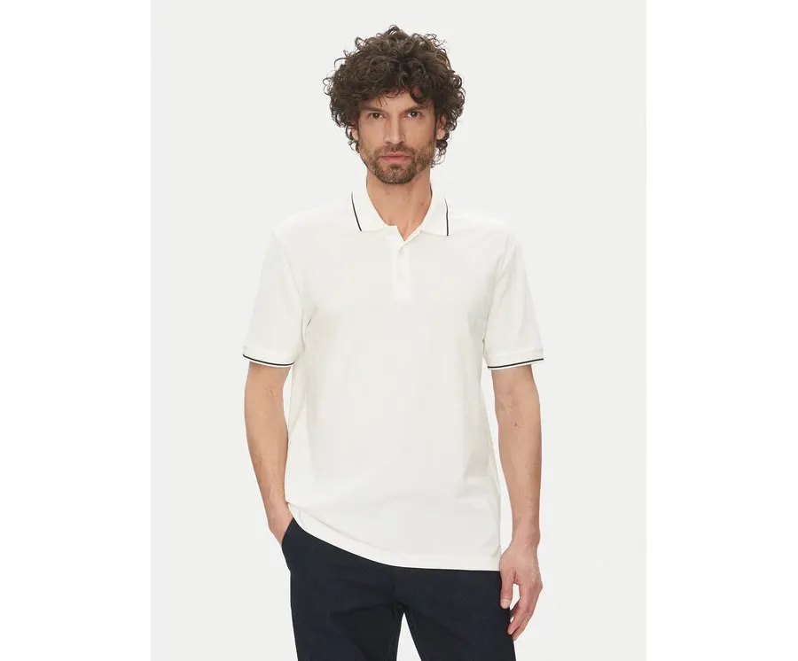 obrazek 1 Armani Exchange Polo XM000489 AF13026 U0009 Biały Regular Fit