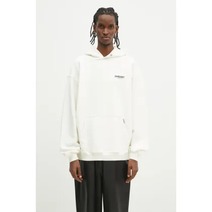 Zdjęcie Represent bluza bawełniana Owners Club Hoodie męska kolor beżowy z kapturem z nadrukiem OCM41113.072