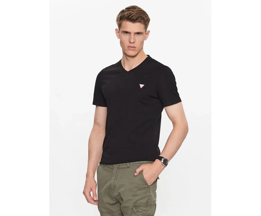 obrazek 1 Guess T-Shirt M2YI37 I3Z14 Czarny Slim Fit