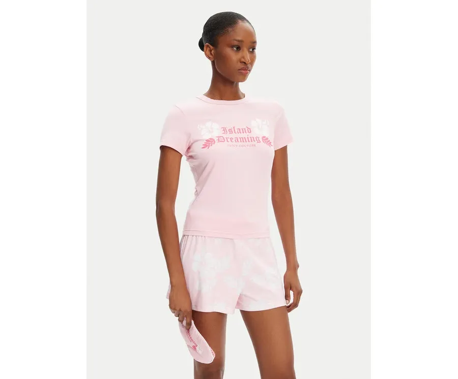 obrazek 1 Juicy Couture Piżama Island Dreaming JCLPJ125507 Różowy Regular Fit