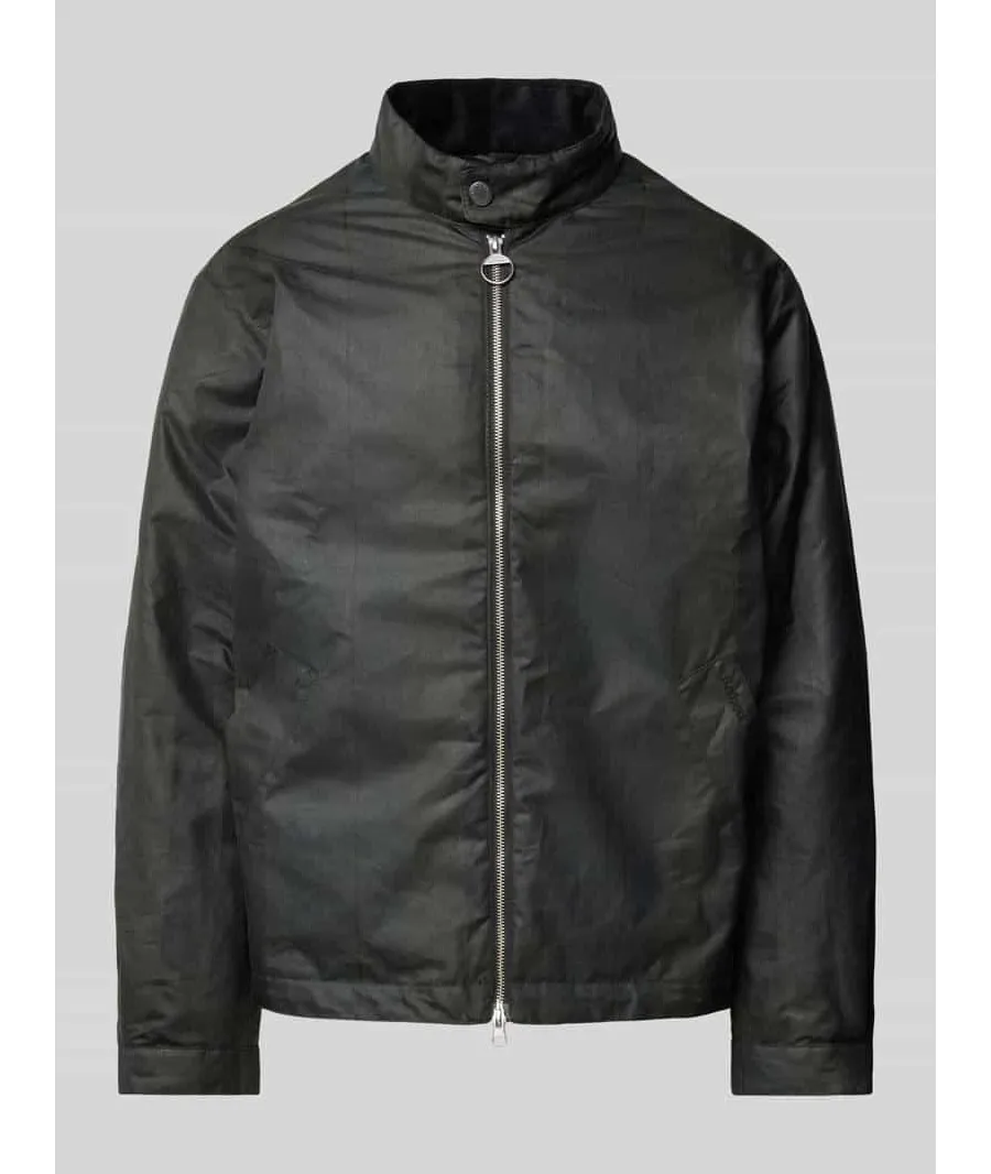 obrazek 1 Kurtka z dwustronnym zamkiem błyskawicznym model ‘Check Harrington Wax’
