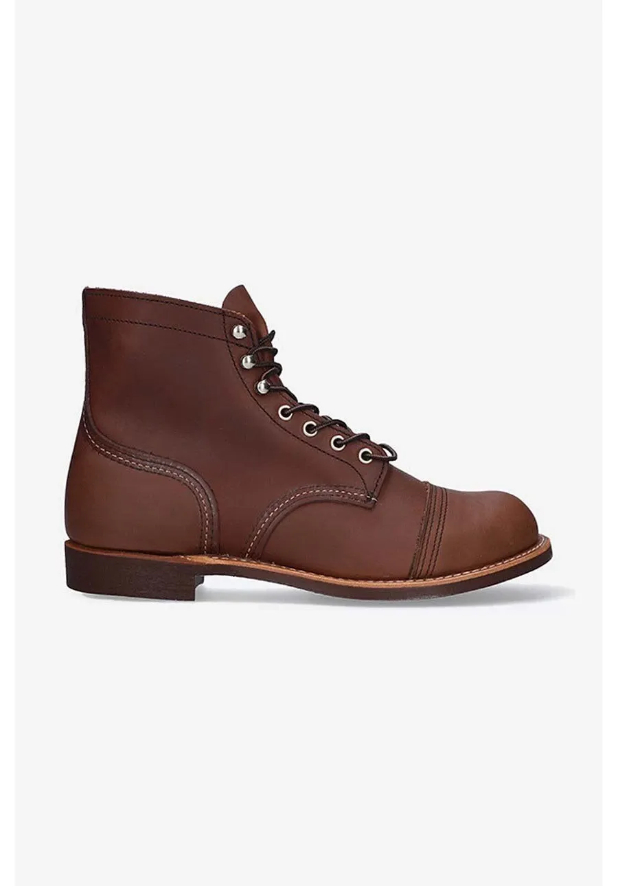 obrazek 1 Red Wing buty skórzane Iron Ranger męskie kolor brązowy 8111