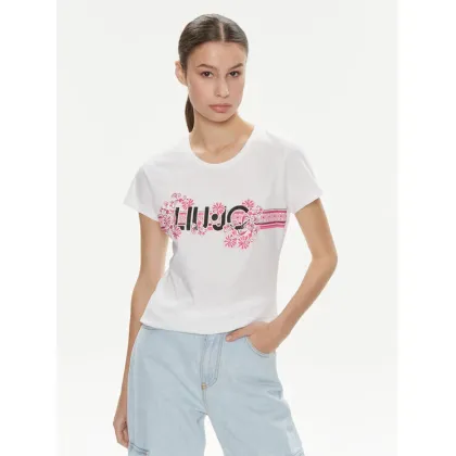 Zdjęcie Liu Jo T-Shirt MA4340 JS923 Biały Regular Fit