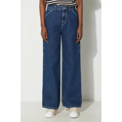 Zdjęcie Carhartt WIP jeansy Jens damskie high waist