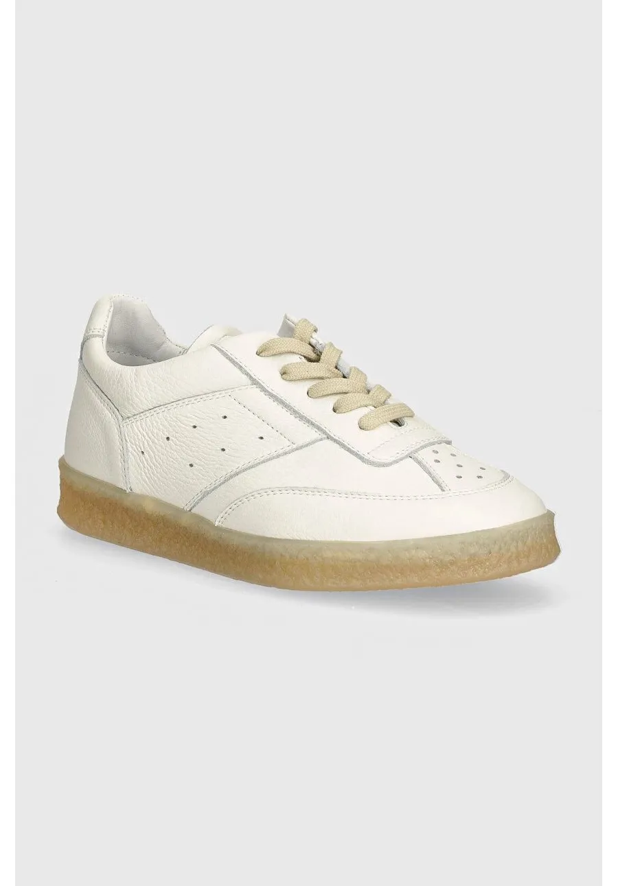 obrazek 1 MM6 Maison Margiela sneakersy skórzane kolor biały S59WS0212.P7016