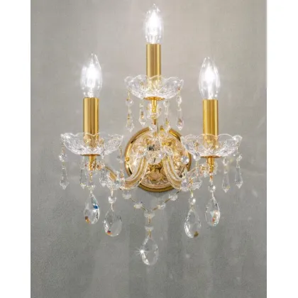 Zdjęcie Piękna lampa ścienna do luksusowych wnętrz