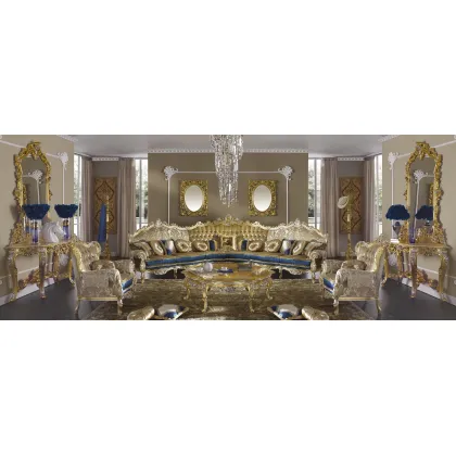 Zdjęcie Luksusowa antyczna sofa rogowa do salonu - Morello Gianpaolo
