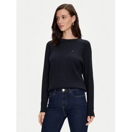 Zdjęcie Tommy Hilfiger Sweter WW0WW41142 Granatowy Regular Fit