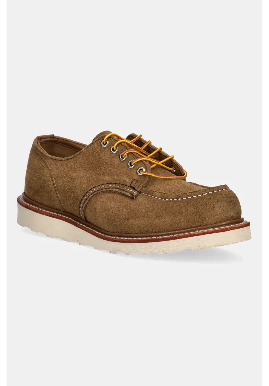 obrazek 1 Red Wing półbuty zamszowe Shop Moc Oxford męskie kolor zielony 3113