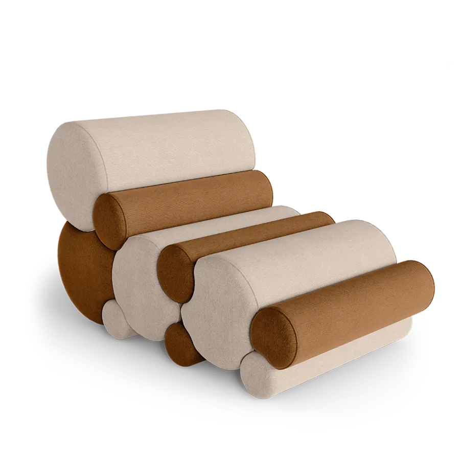 obrazek 1 Fotel w stylu abstrakcyjnym - Essential Home
