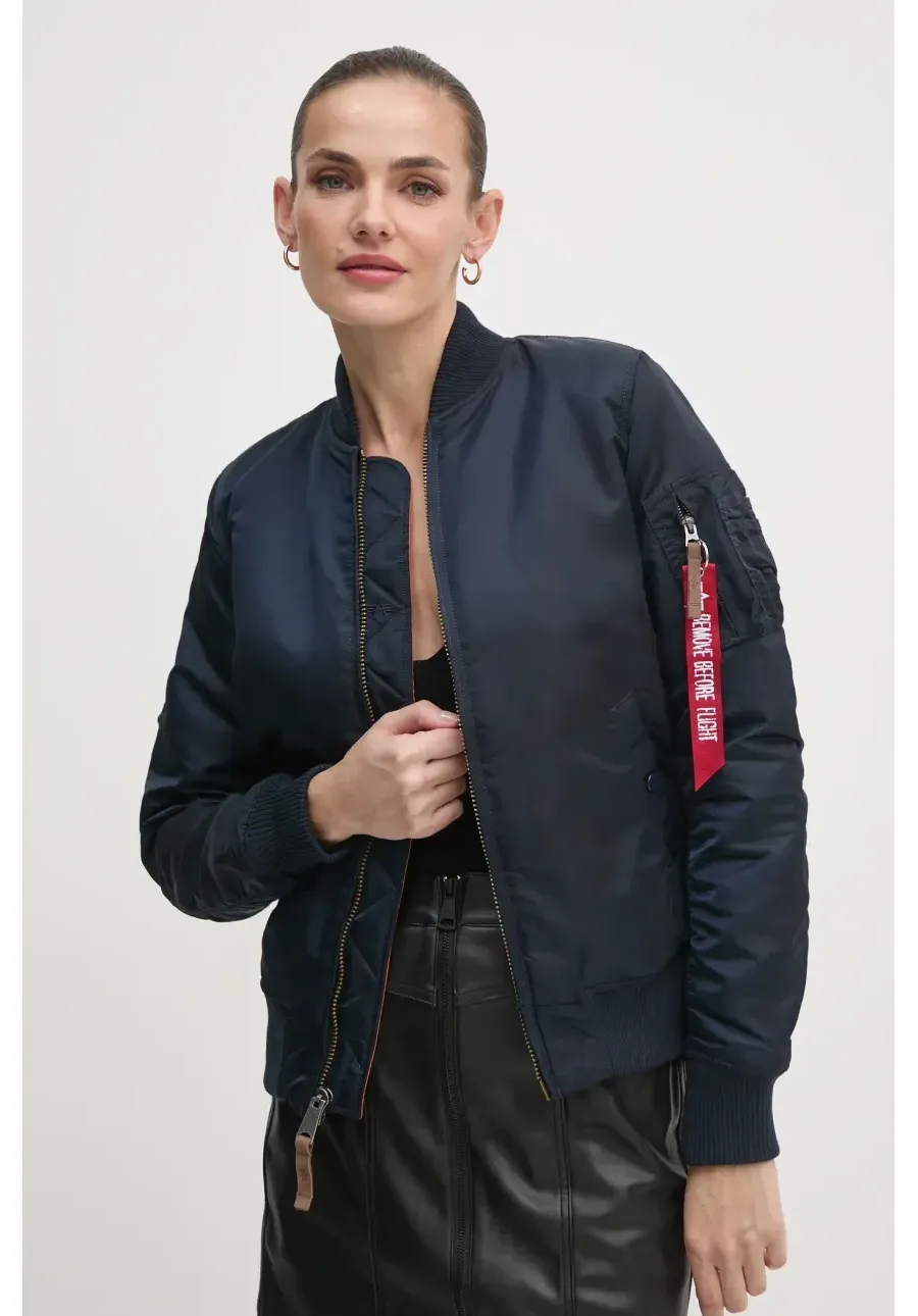 obrazek 1 Alpha Industries kurtka bomber MA-1 VF 59 damski kolor granatowy przejściowa 133009.07-GRANATOWY
