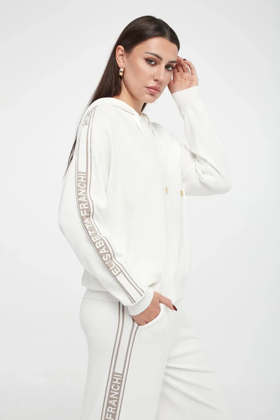 obrazek 1 Sweter damski dzianinowy ELISABETTA FRANCHI Elisabetta Franchi