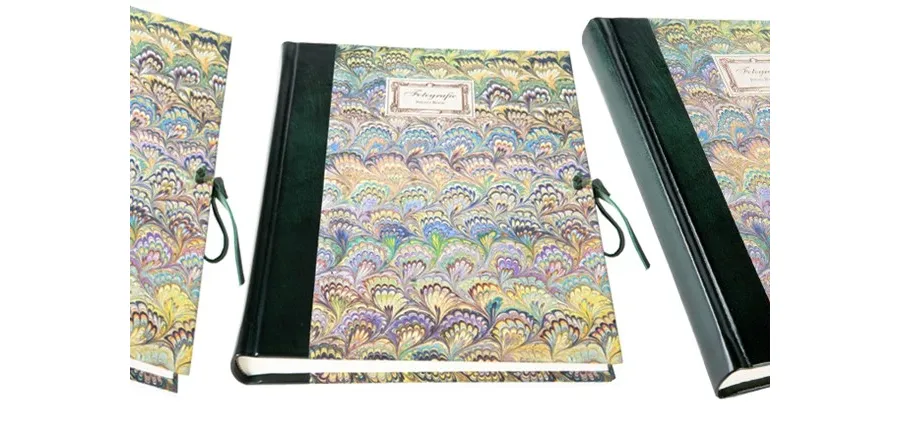 picture 2 Green leather photo album 074-v-pav 