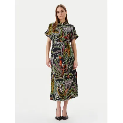 Zdjęcie LOLA CASADEMUNT Sukienka koszulowa LS2516059 Zielony Relaxed Fit